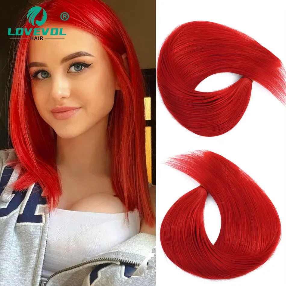 100Pcs & 50Pcs Straight Nano Ring Hair Extensions 32 Colors European Micro Beads Ring Human Hair Extensions 0.5g/0.8g/1g/Strand