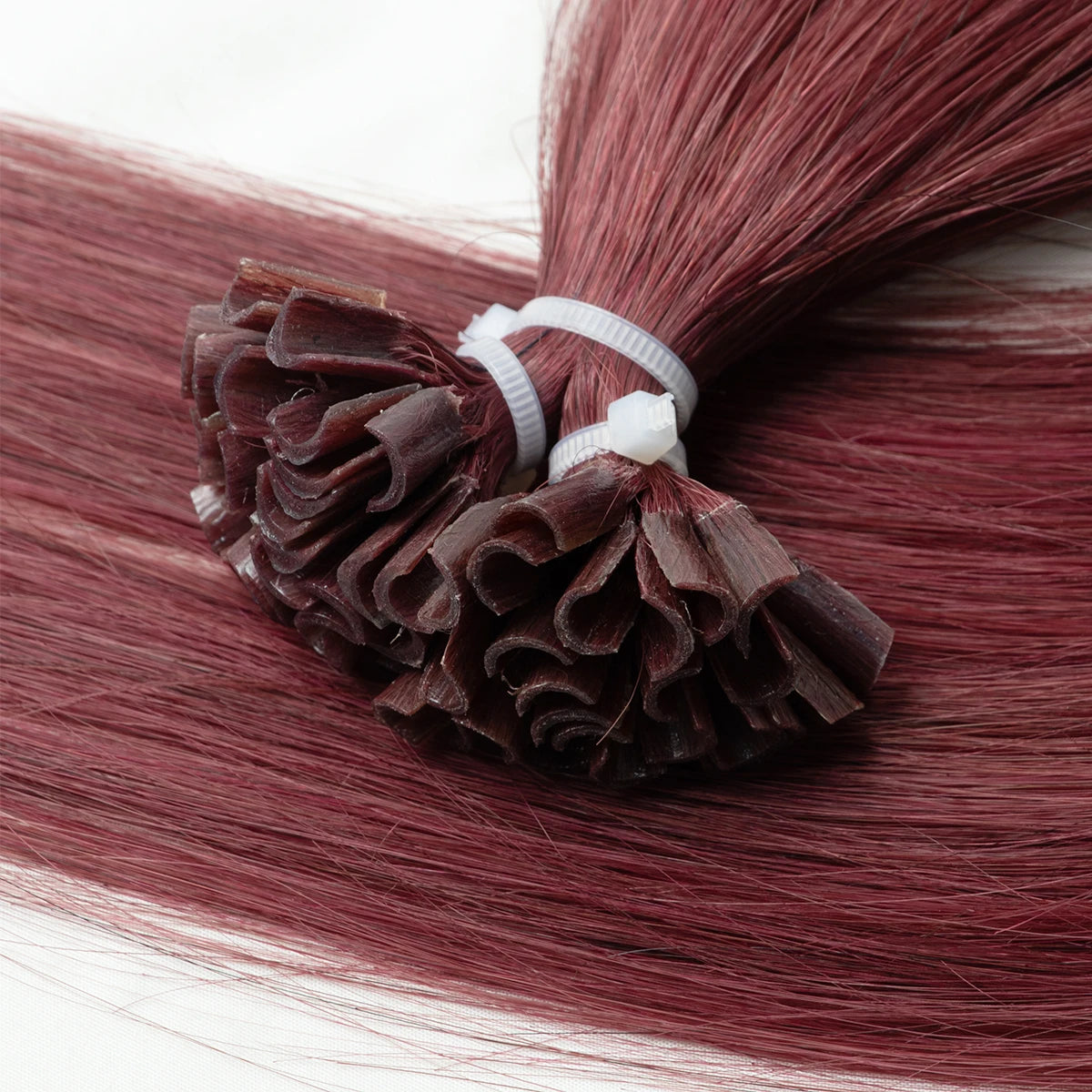 U Tip Fusion Hair Extensions Blonde Natural Real Human Hair Extensions 1.5cm Keratin Hair Capsules 50pcs 30g 40g 50g 12-24inch