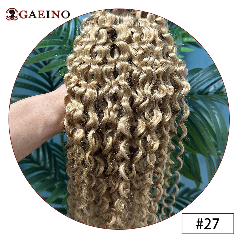 Extensions Cheveux Naturels Tape-in Ondulées Brésiliennes - 20 Pièces Noir Brun Blond