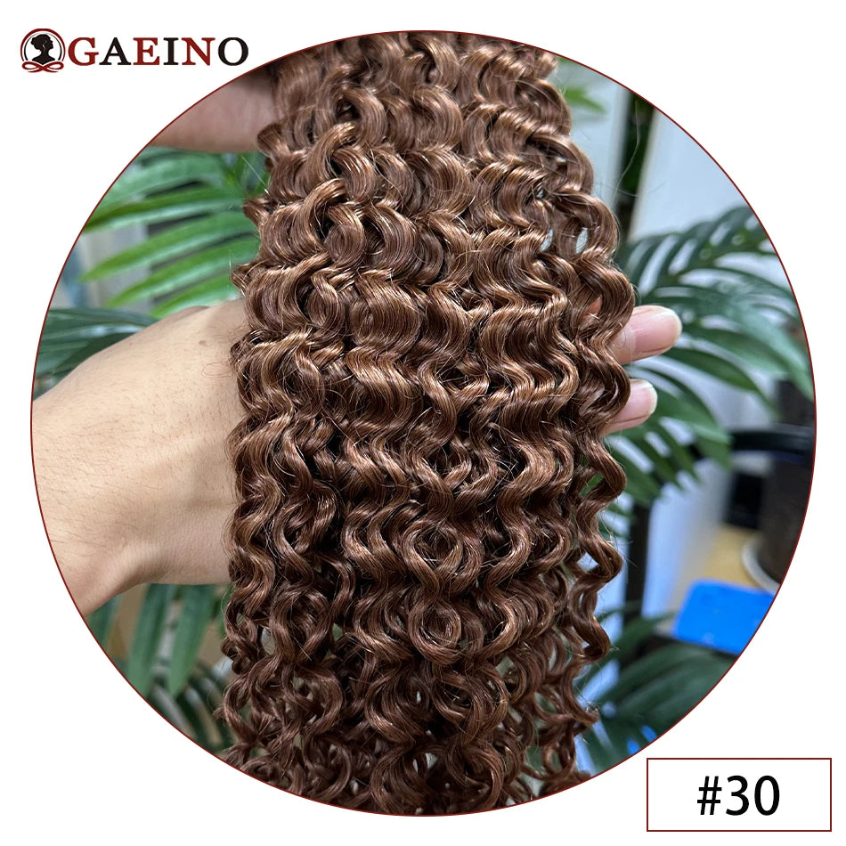 Extensions Cheveux Naturels Tape-in Ondulées Brésiliennes - 20 Pièces Noir Brun Blond
