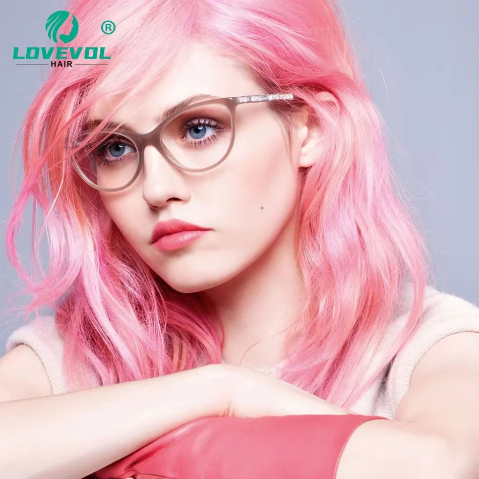 100Pcs & 50Pcs Straight Nano Ring Hair Extensions 32 Colors European Micro Beads Ring Human Hair Extensions 0.5g/0.8g/1g/Strand