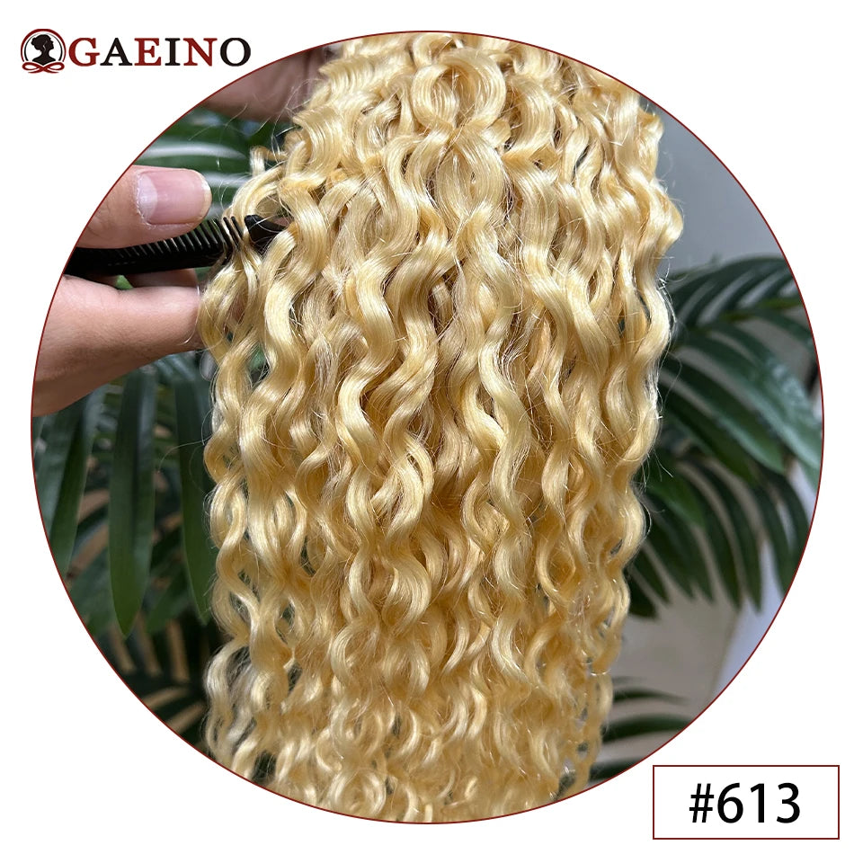 Extensions Cheveux Naturels Tape-in Ondulées Brésiliennes - 20 Pièces Noir Brun Blond