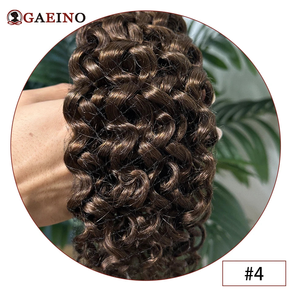 Extensions Cheveux Naturels Tape-in Ondulées Brésiliennes - 20 Pièces Noir Brun Blond