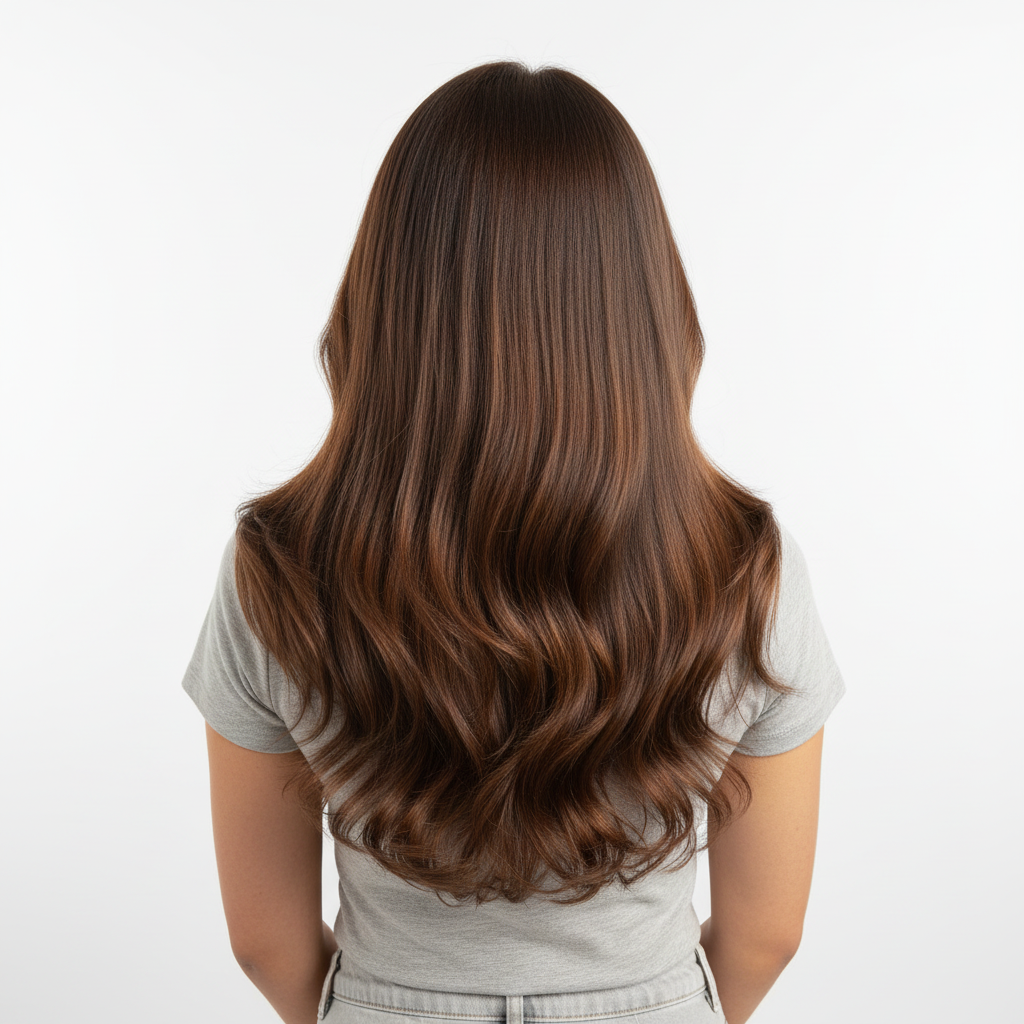 Cliente de dos cheveux bruns