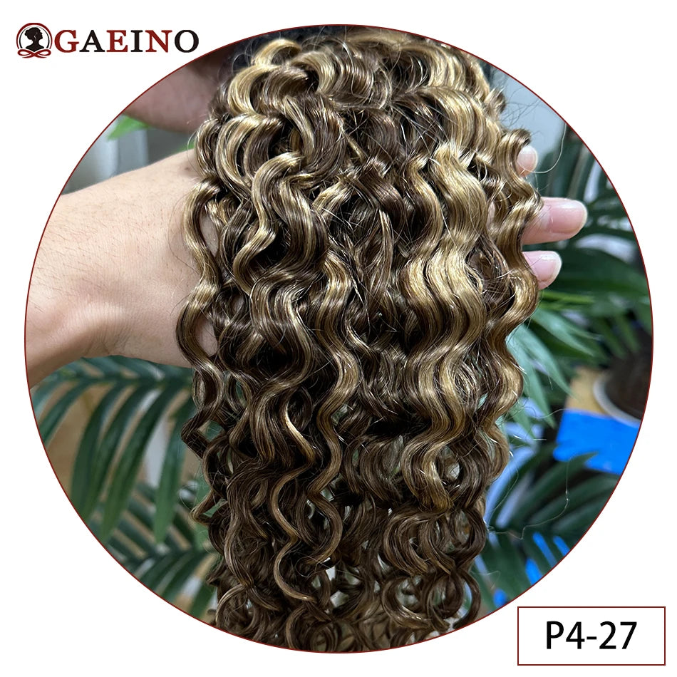 Extensions Cheveux Naturels Tape-in Ondulées Brésiliennes - 20 Pièces Noir Brun Blond