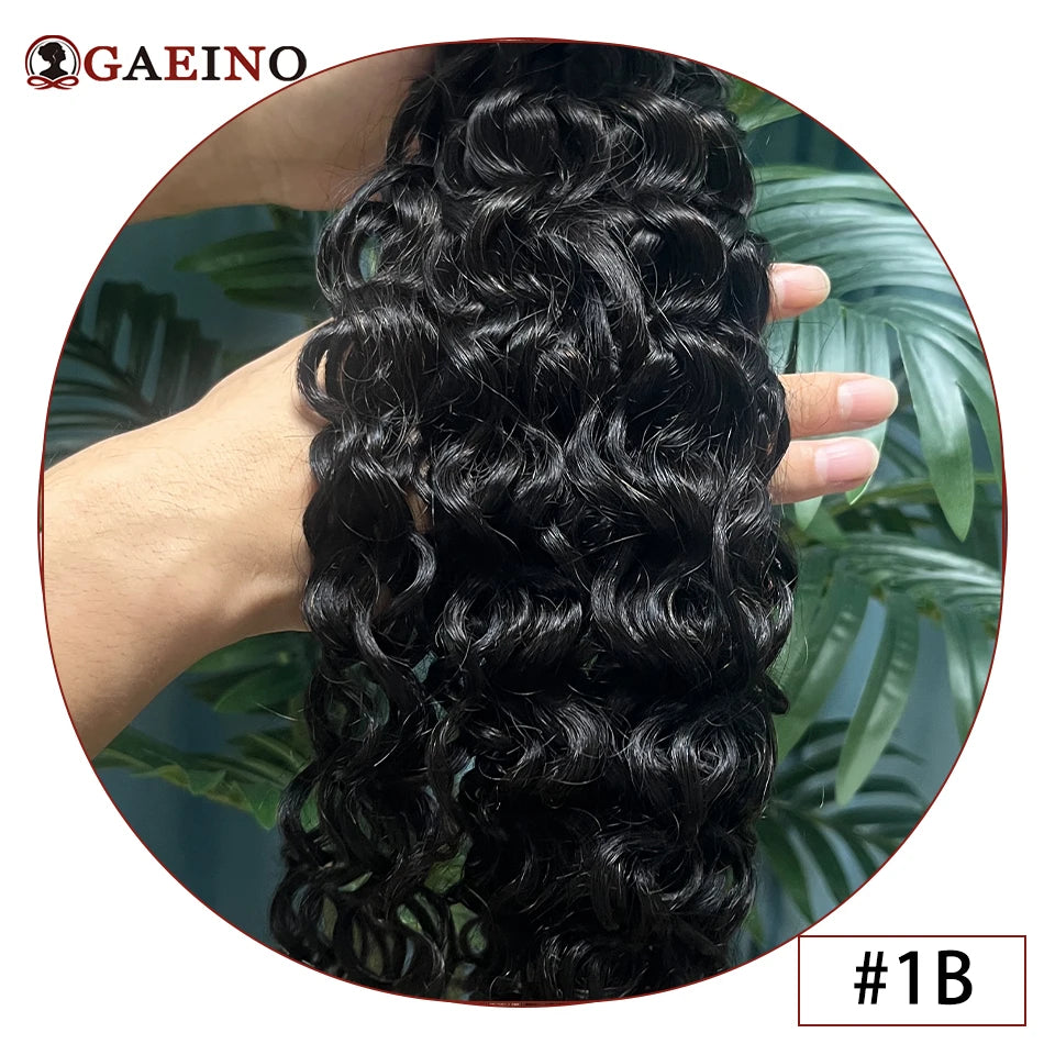 Extensions Cheveux Naturels Tape-in Ondulées Brésiliennes - 20 Pièces Noir Brun Blond